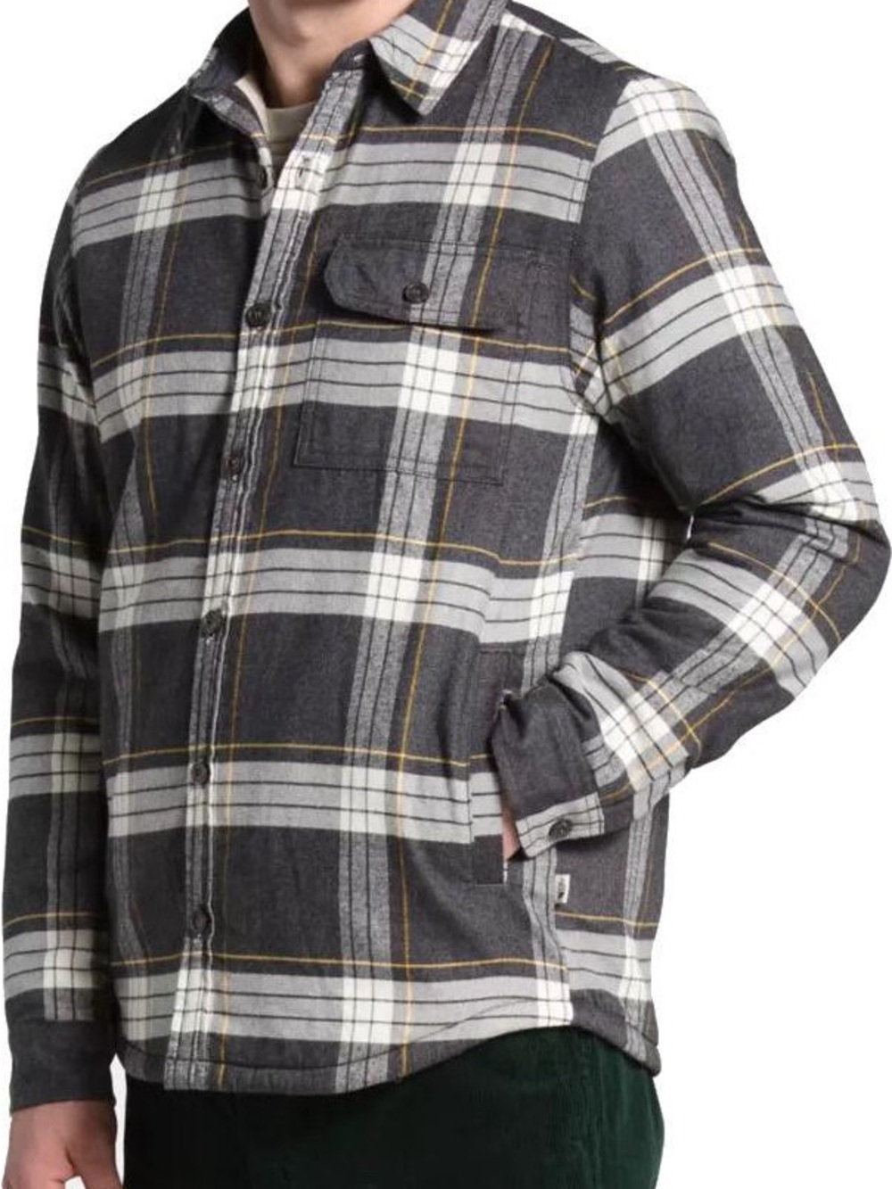 THE NORTH FACE CAMPFIRE Sherpa Lined Flannel Shirt Size XL/TG